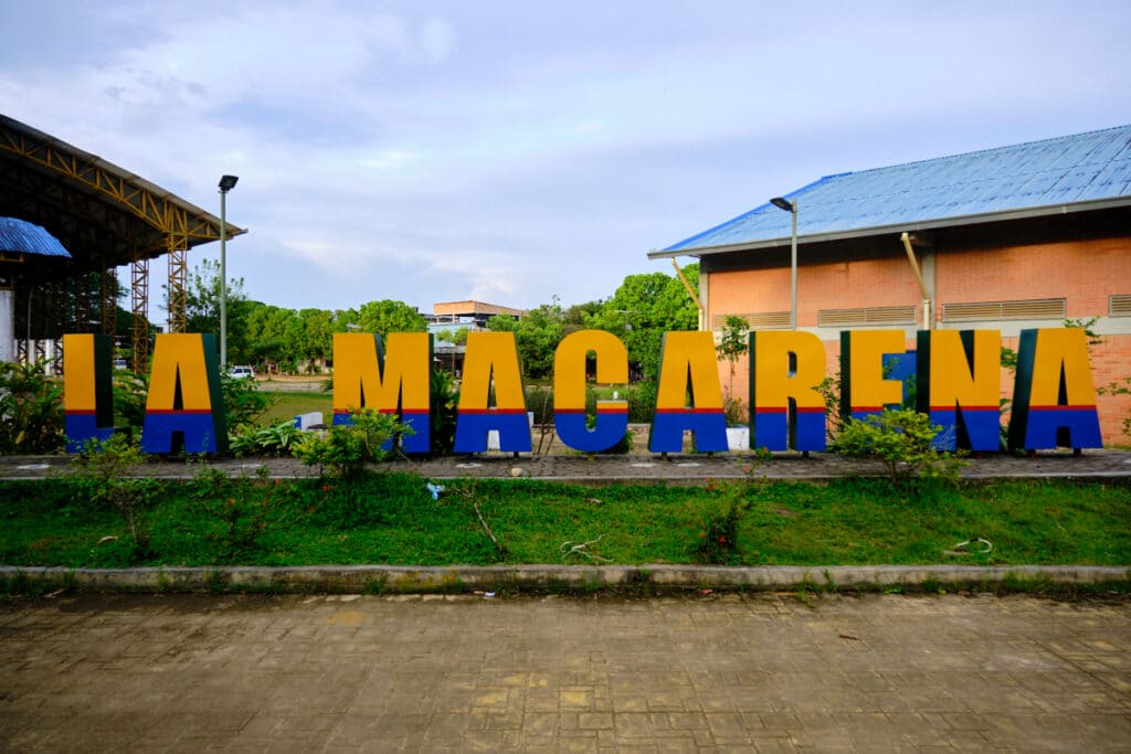 Pueblo de La Macarena con sus casas coloridas
